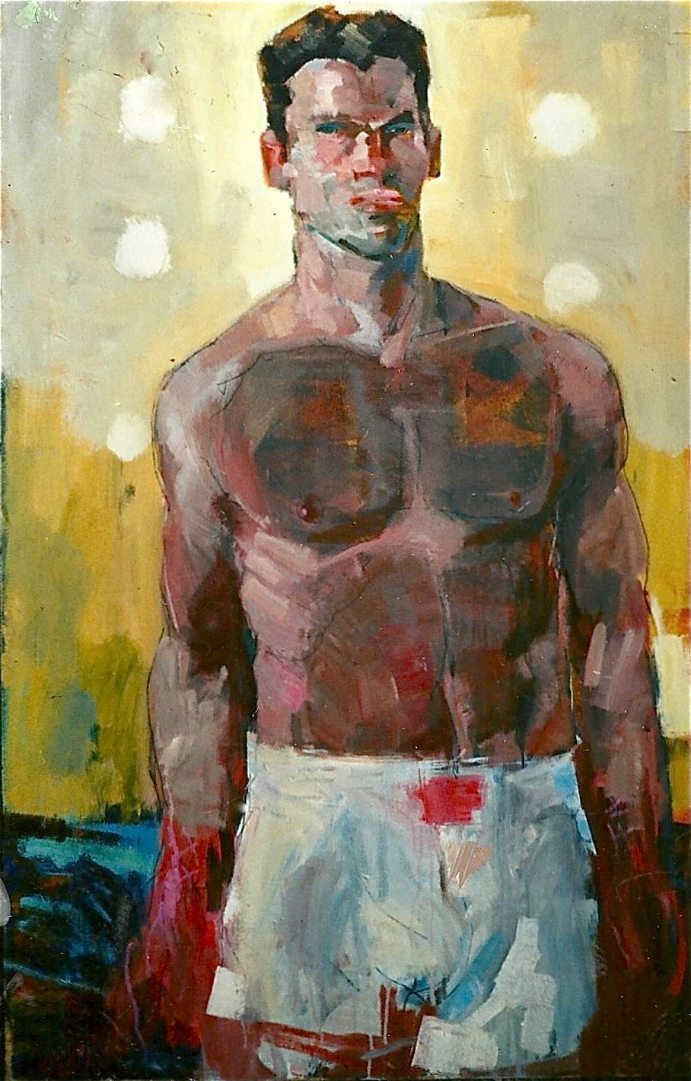 Aquarell Porträt eines Mannes Knut V. Neumann