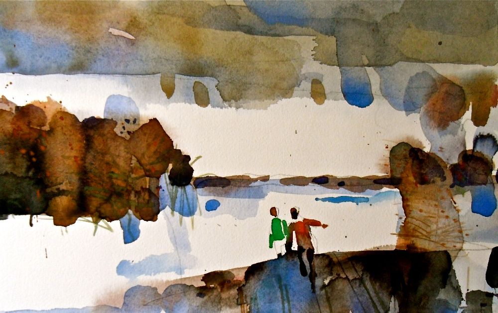 Aquarell Knut V. Neumann