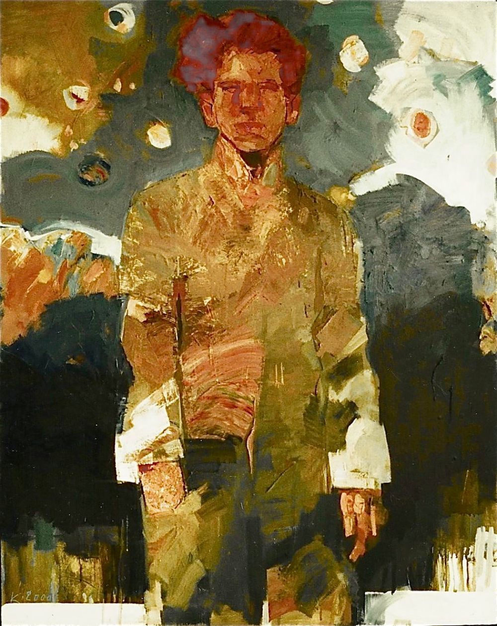 Aquarell Mann Knut V. Neumann