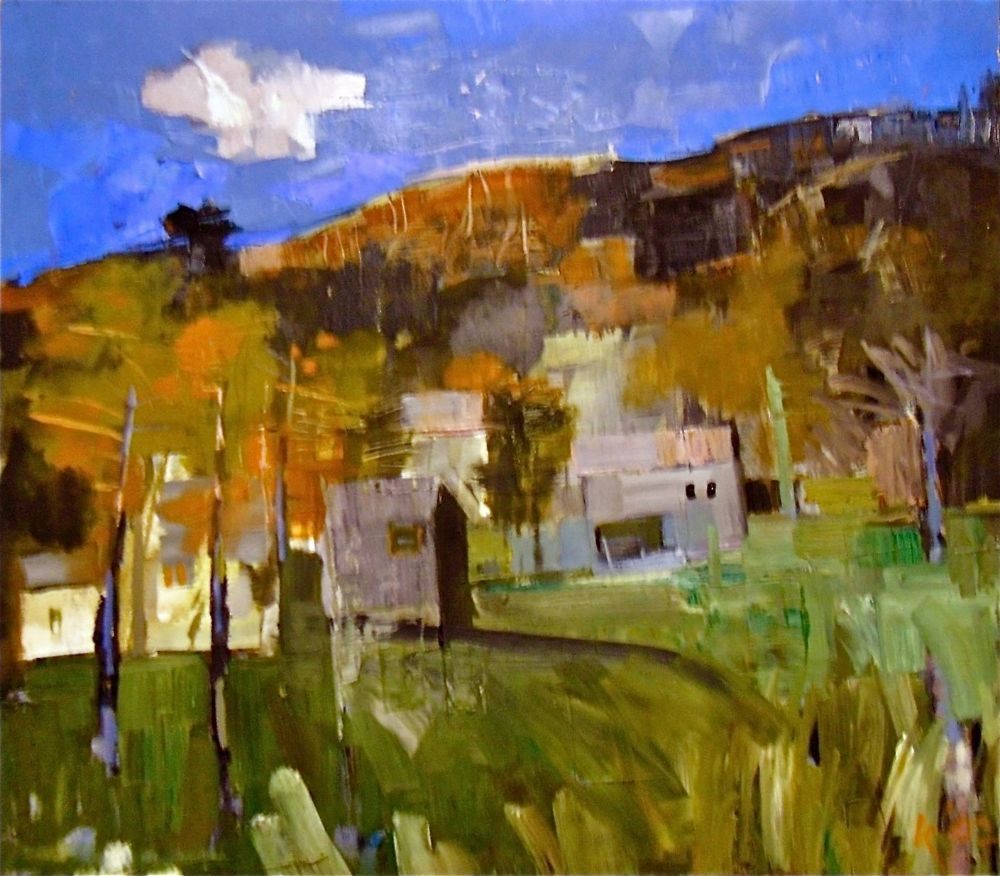 Aquarell Landschaft Knut V. Neumann