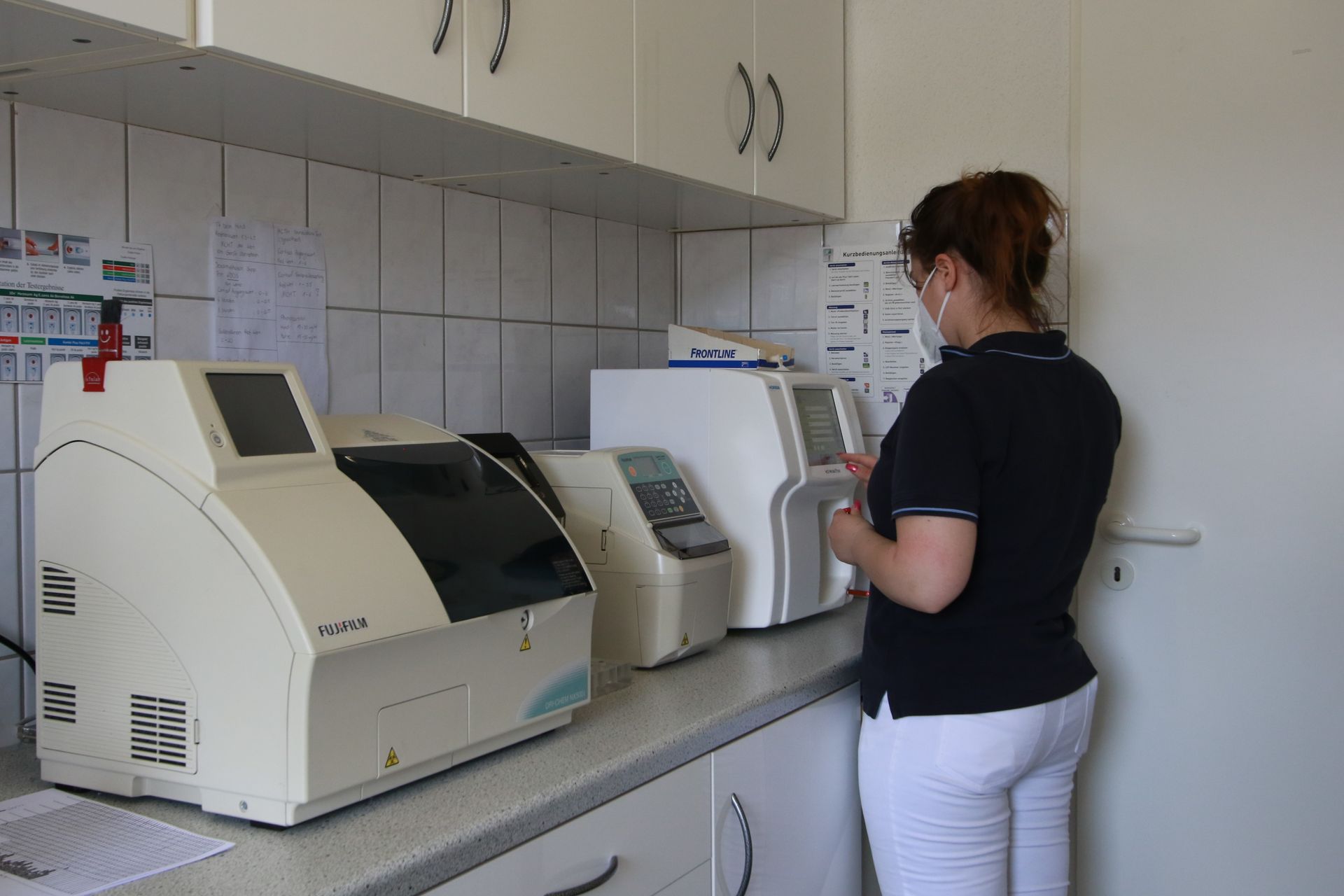 Analyse von Blutprobe von Kleintieren