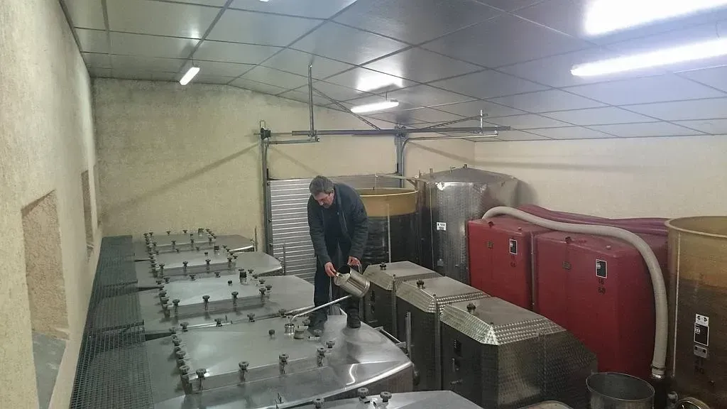 Cuves des différents vins produits