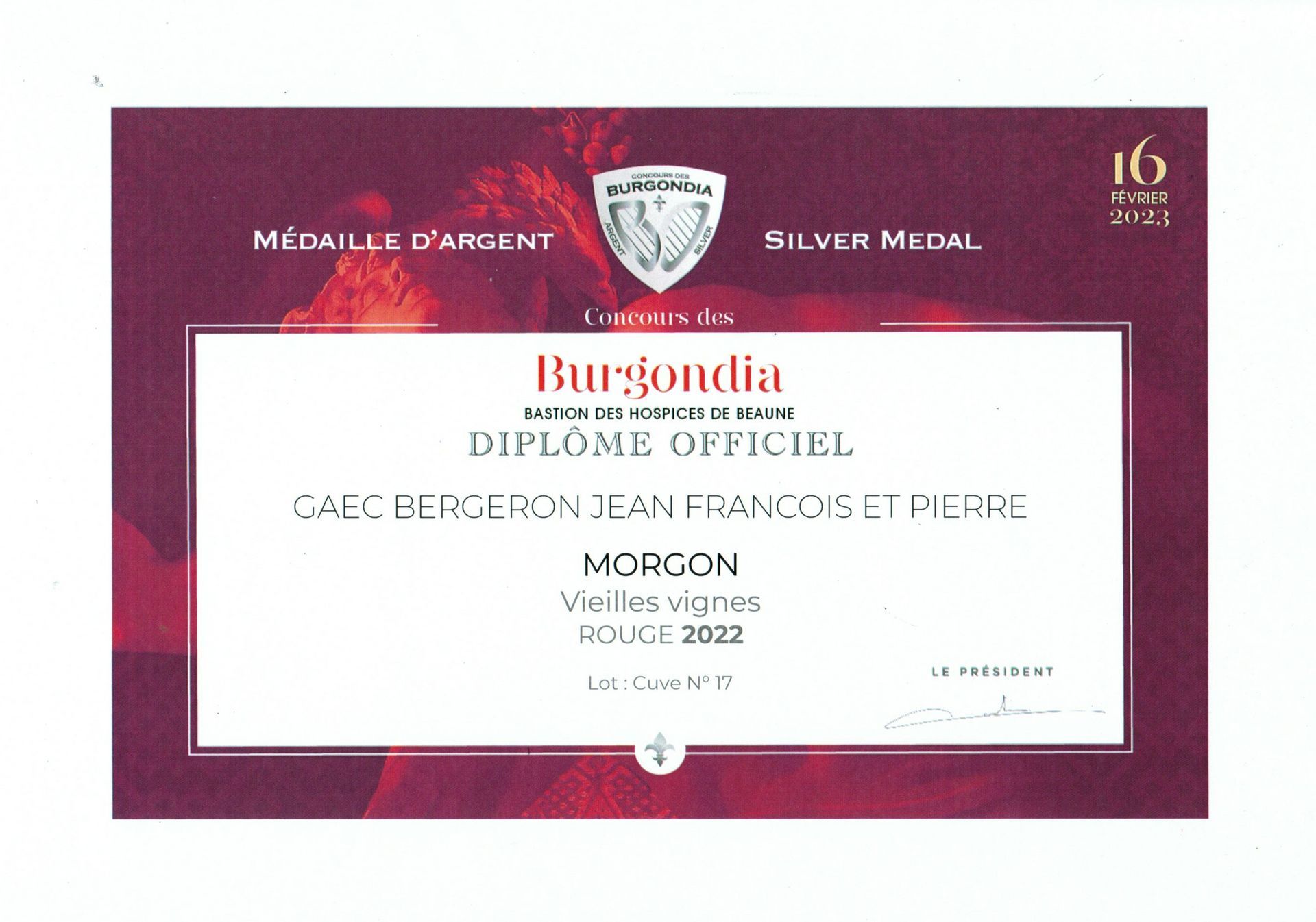 Diplome_Argent_Morgon_Burgondia_2023