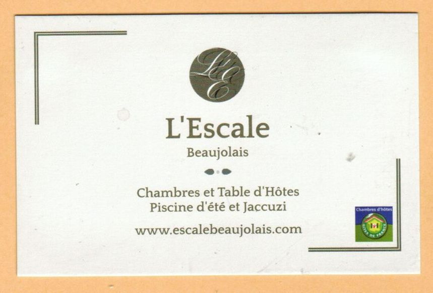 Gîte L'Escale recto