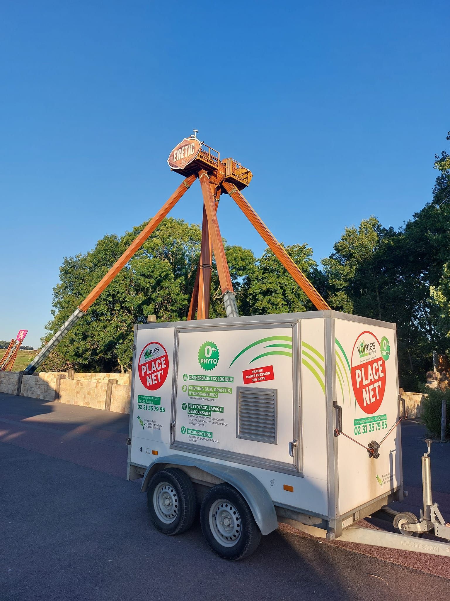 Nettoyage d'un site industriel