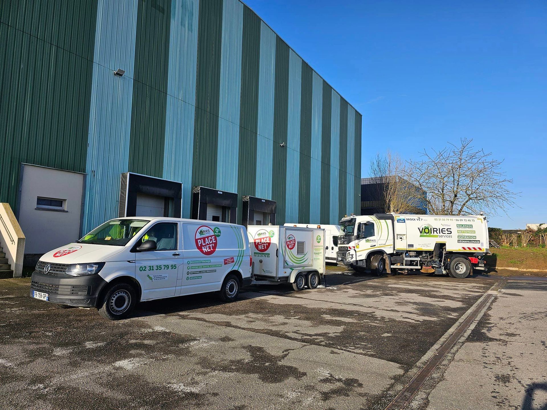 Nettoyage d'un site industriel