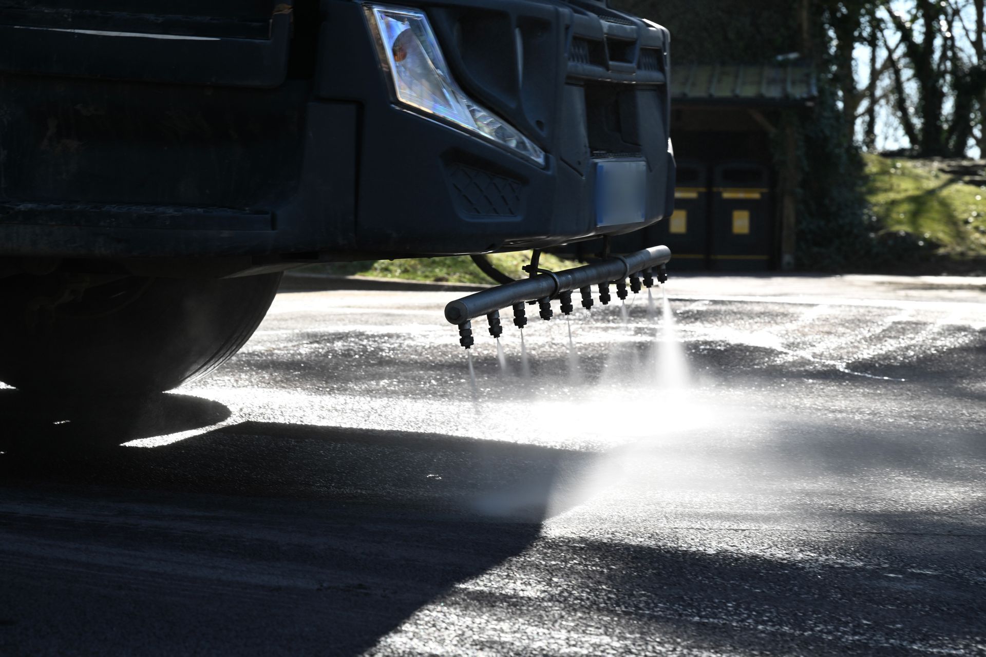 Désherbage d'une voirie