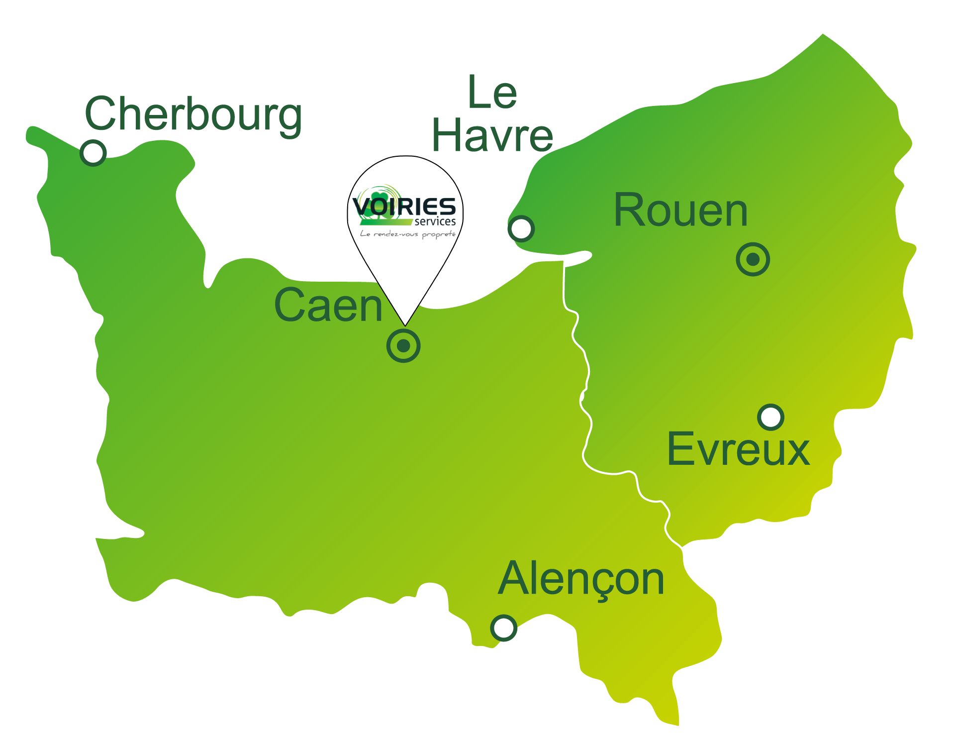 Carte de la zone d'intervention