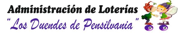 Logo of a lottery administration. Text reads