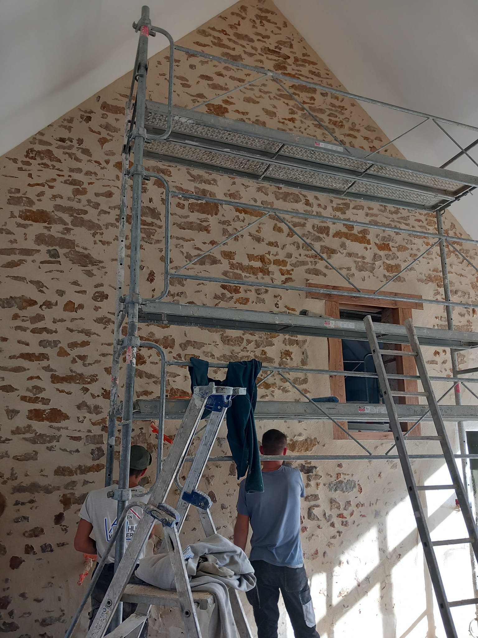 Ravalement intérieur en pierre