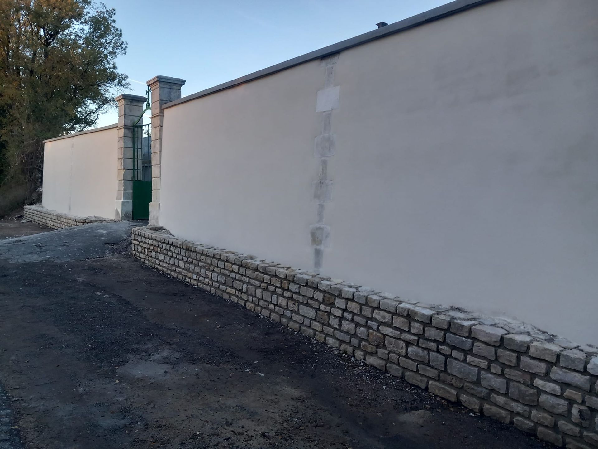 Ravalement d’un mur