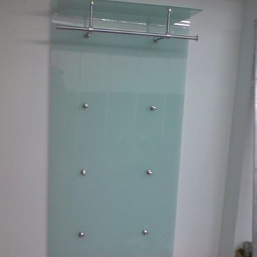 Garderobe aus Glas