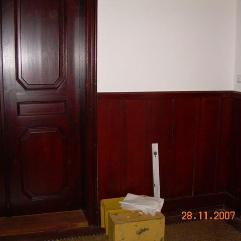 Wandverkleidung mit Lasur