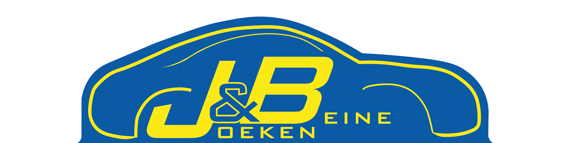 Ein gelb-weißes Dreieck auf weißem Hintergrund.