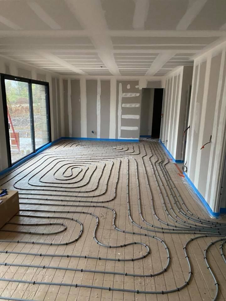 Travaux de pose de plancher chauffant