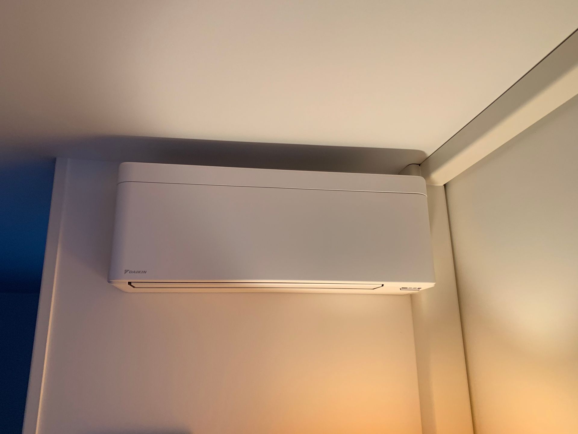 Climatisation murale vue de près