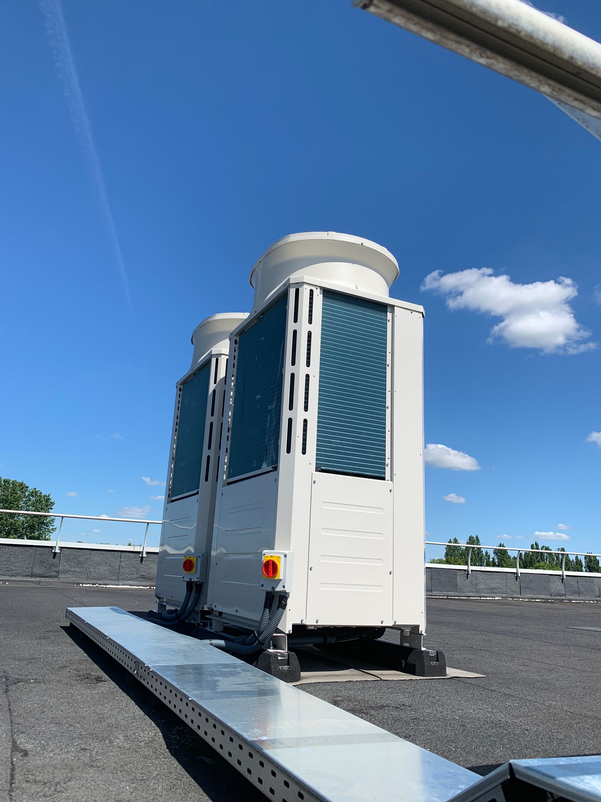 Pompes à chaleur à l'extérieur