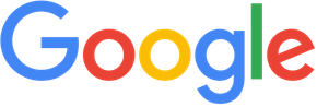 Un logotipo colorido de Google sobre un fondo blanco.