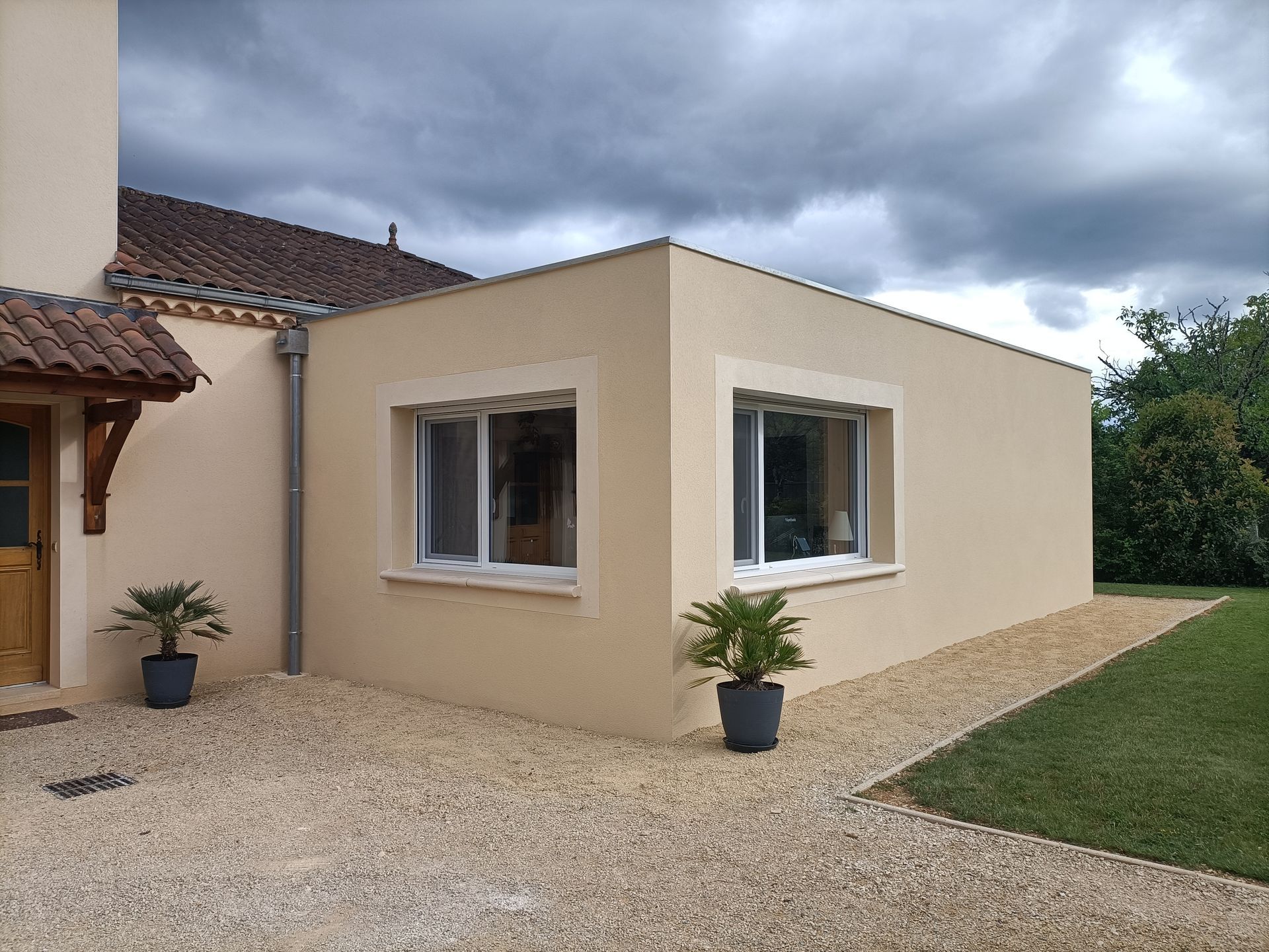 Agrandissement d'une maison contemporaine à