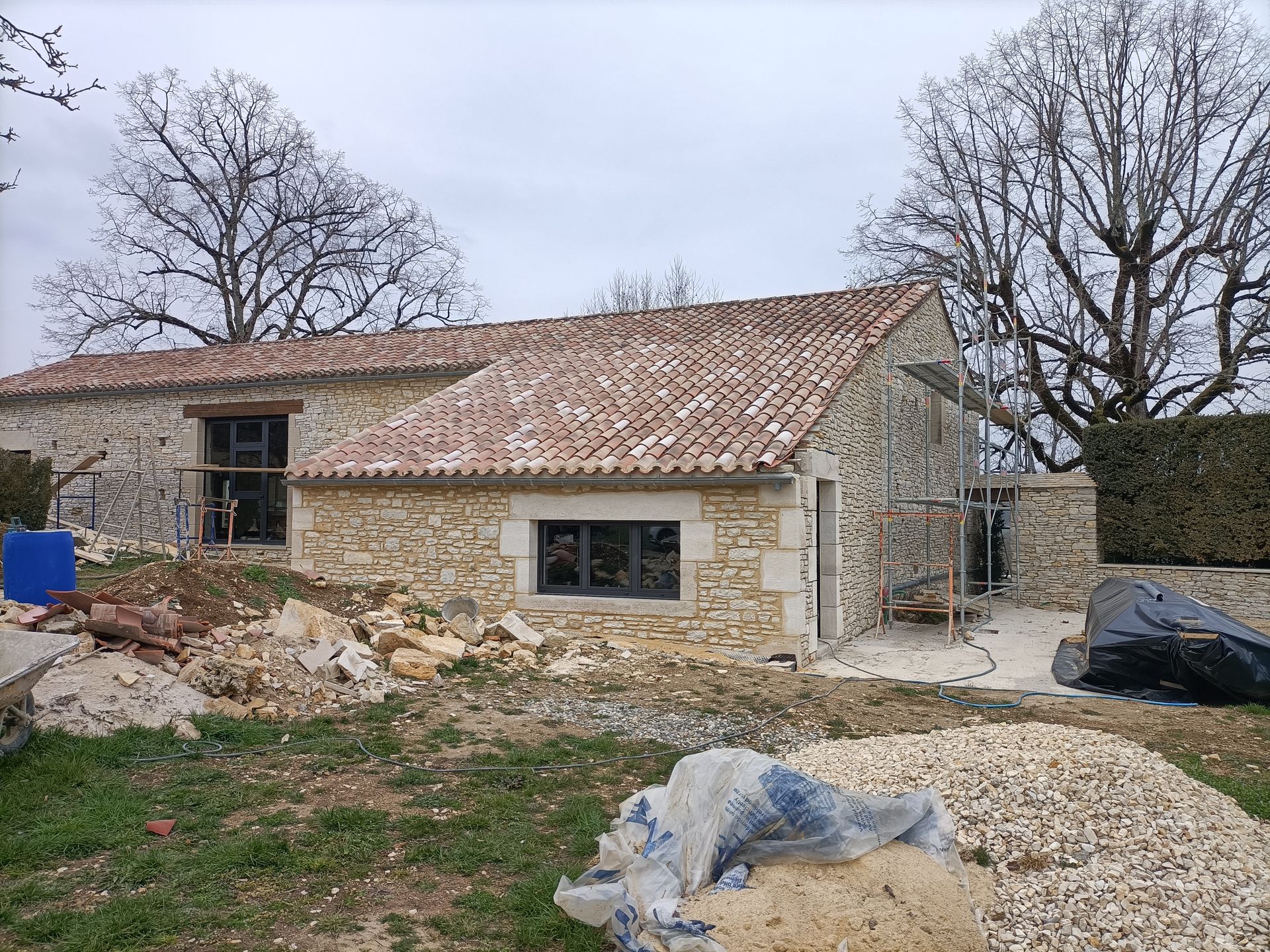 Rénovation d'une maison à Gourdon