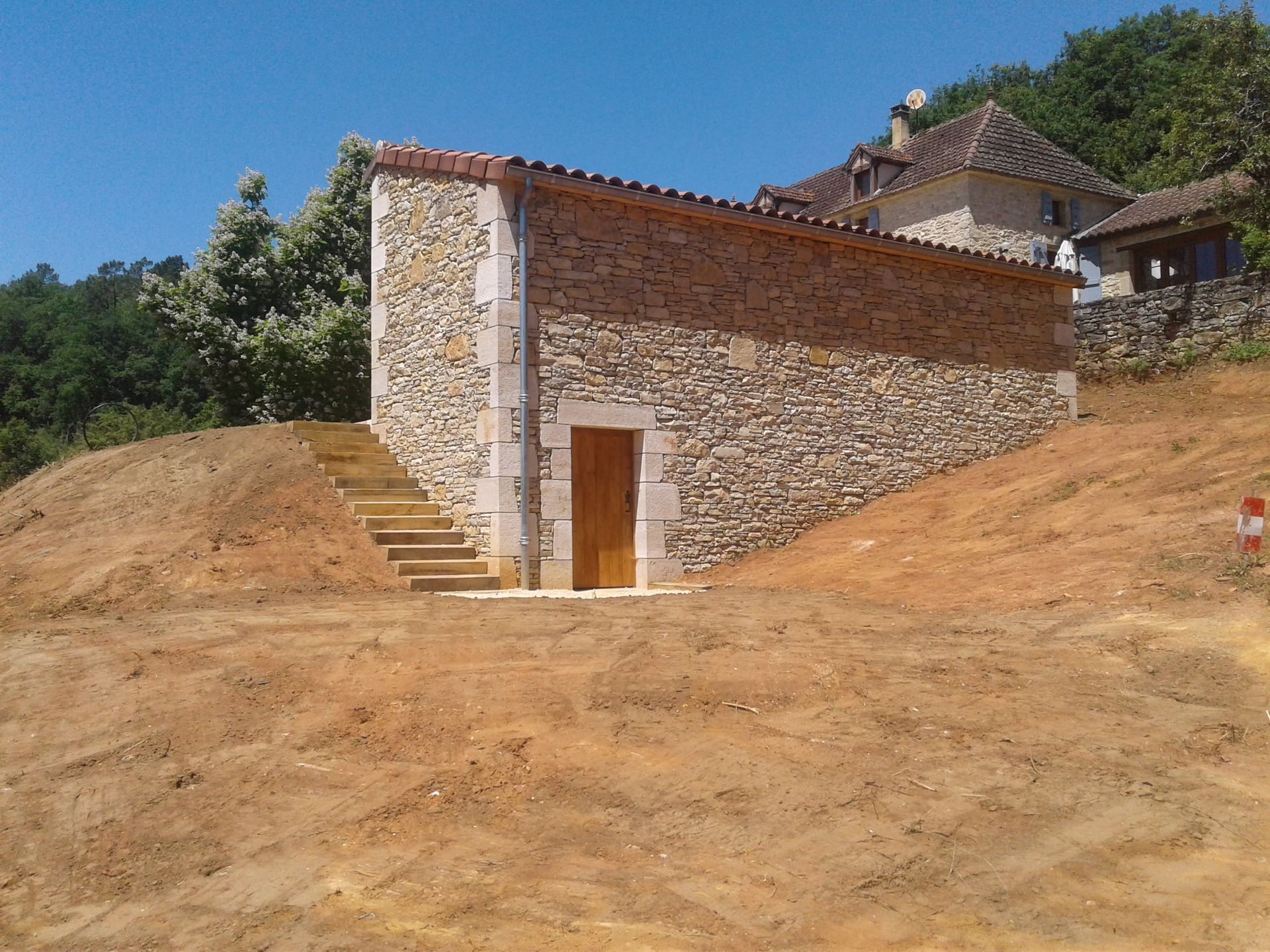 Construction d'un local technique piscine à 