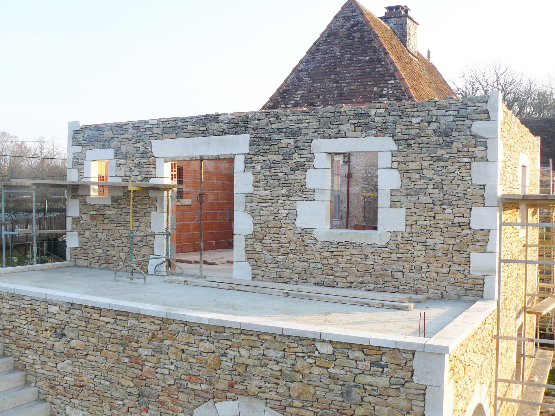 Habillage en pierre