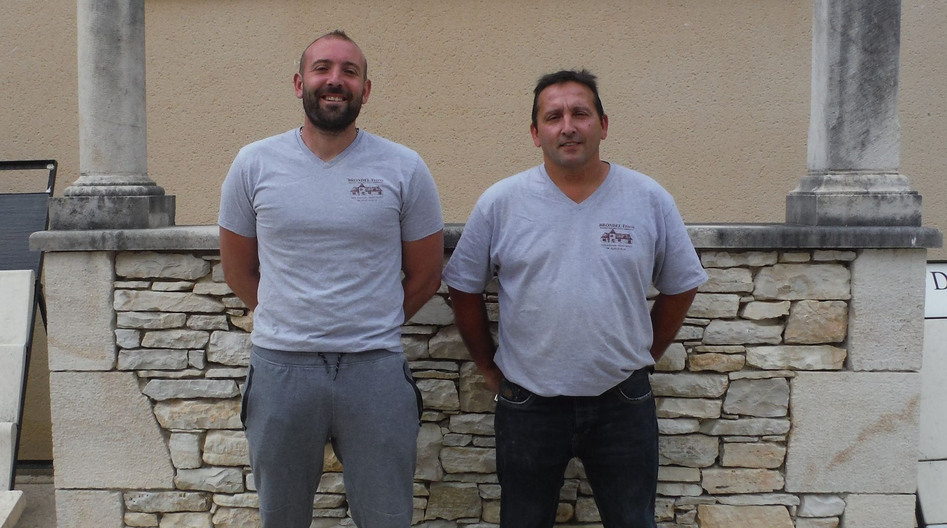 Les deux fondateurs de l'entreprise Brondel Frères