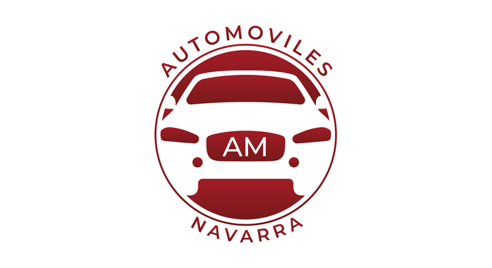 Un logotipo rojo y blanco para automóviles navarra