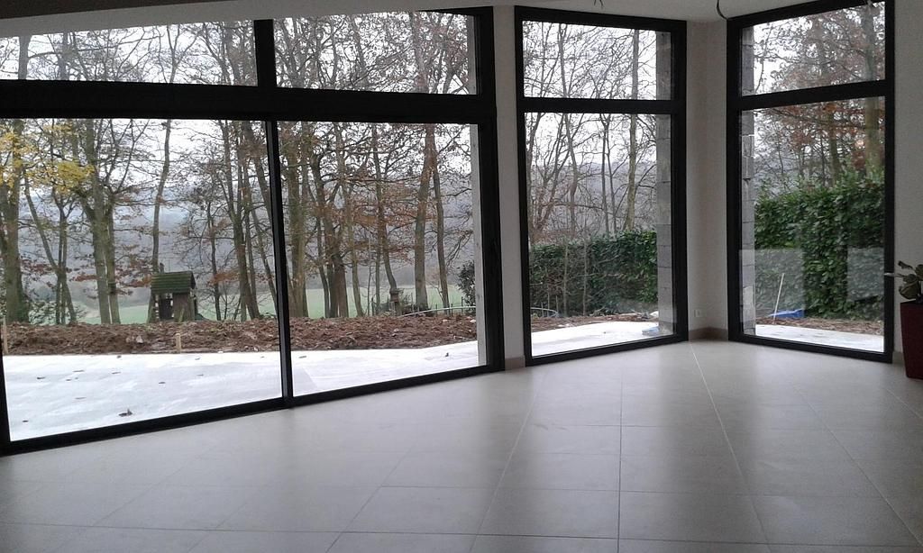 Pose de baies vitrées