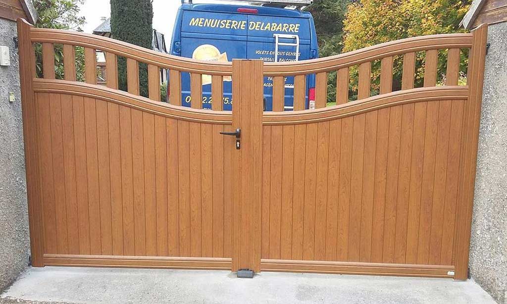 Portail en bois