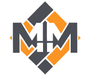 Logo composé de losanges orange et gris entrelacés encadrant les lettres « MM » en gris foncé.