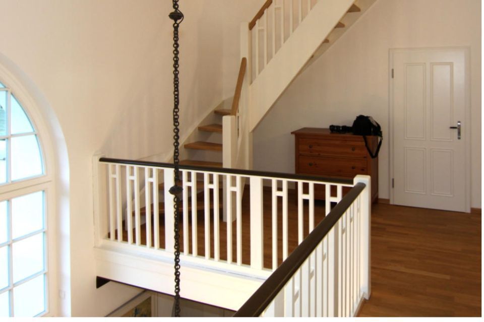 Rustikale Treppe aus Holz