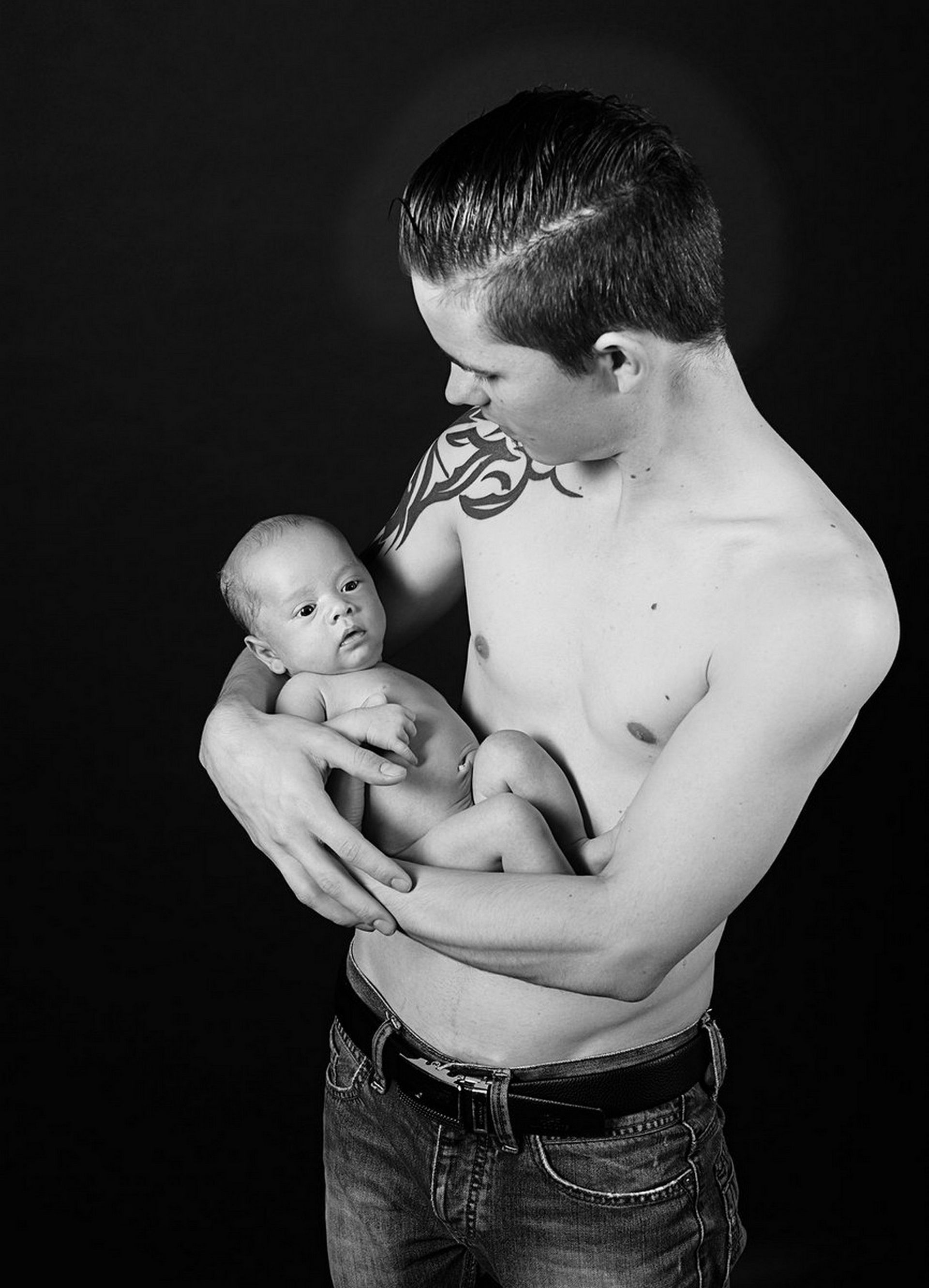 Fotoshooting mit Baby
