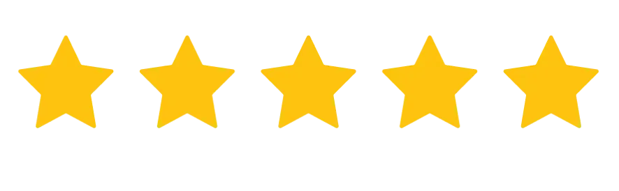 5 étoiles jaunes