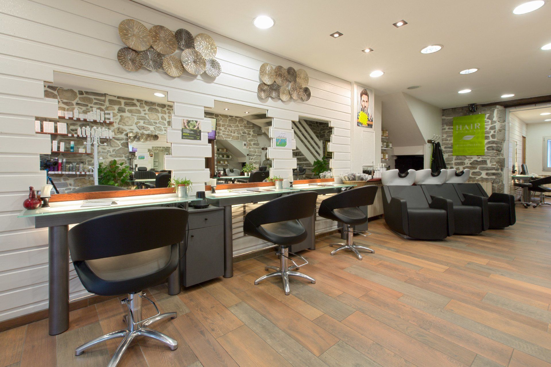 RDC du salon de coiffure