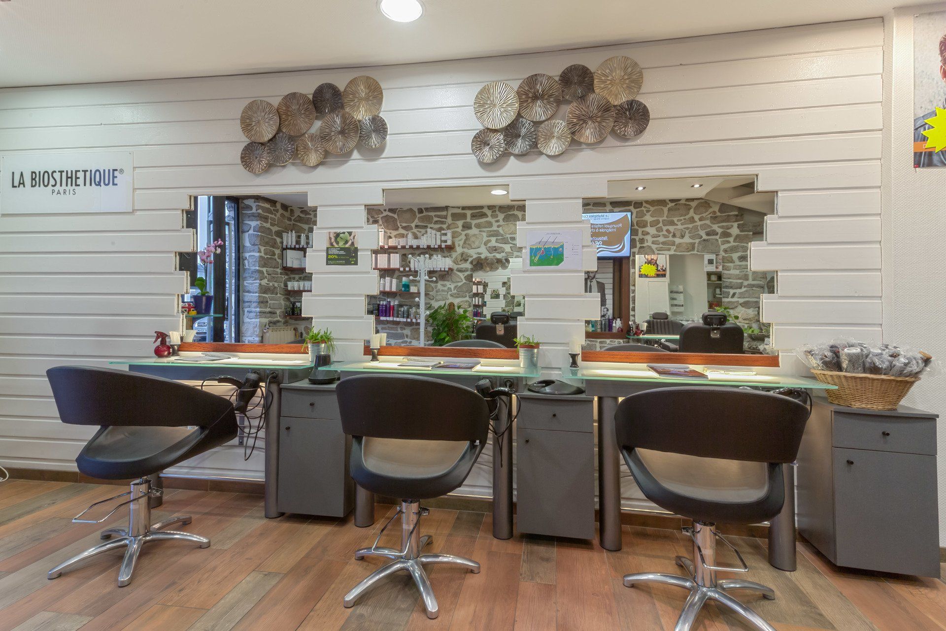 Miroir salon de coiffure