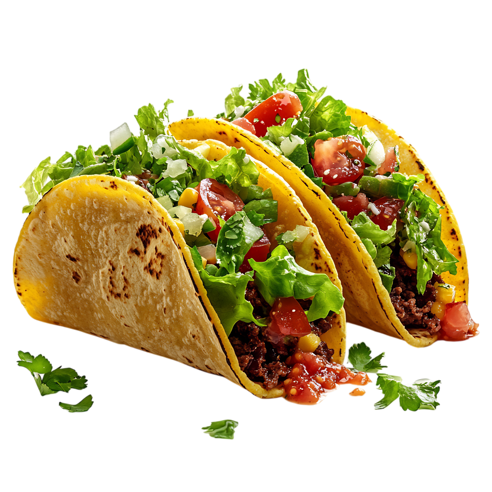 Deux tacos végétariens