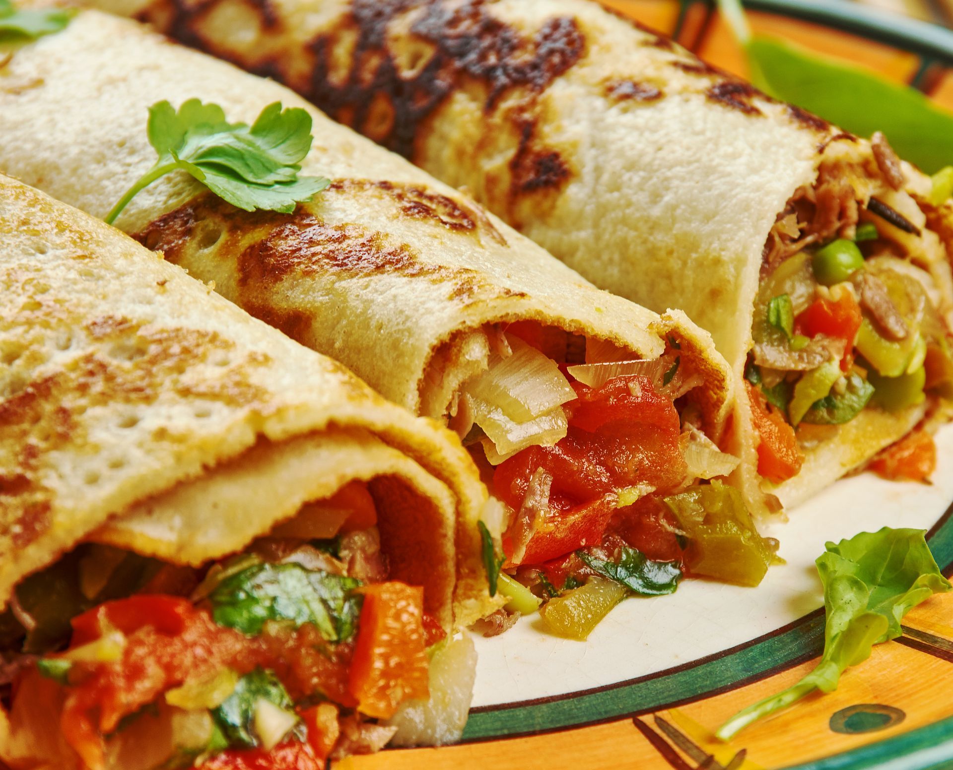 Burritos végétariens