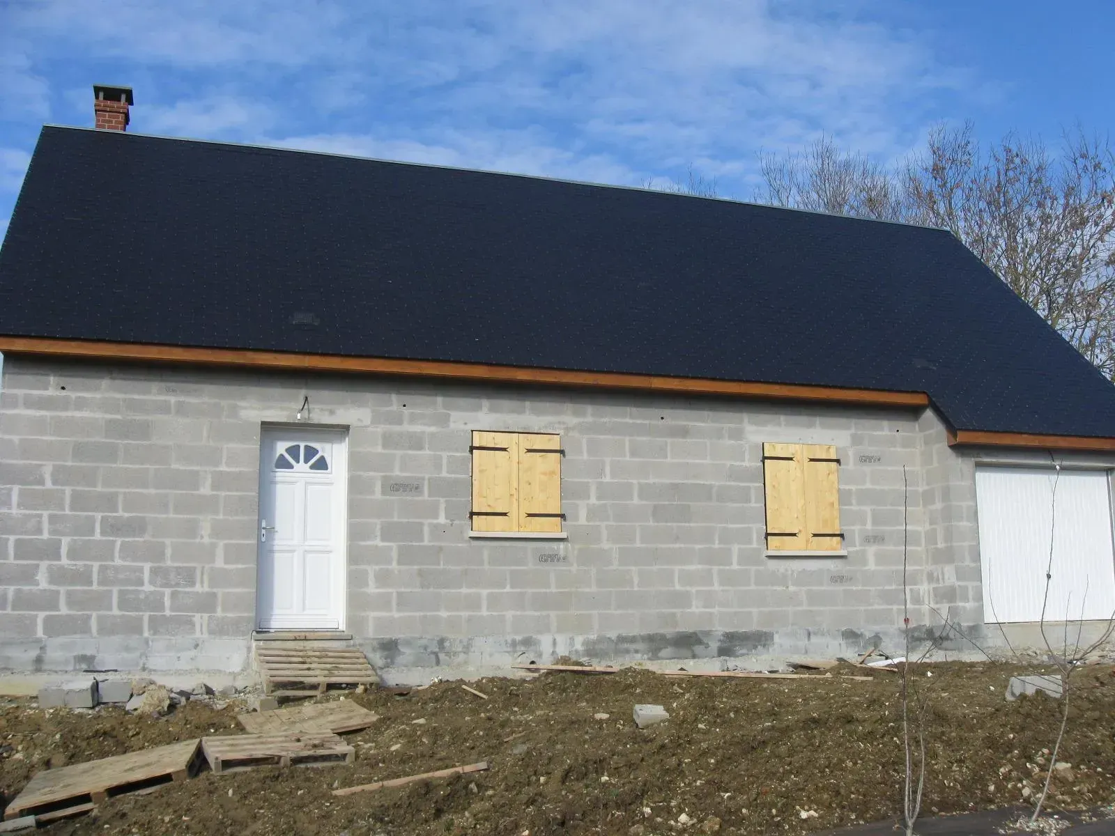 Pose de toiture en ardoise