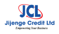 a blue and red logo for jijenge credit ltd .