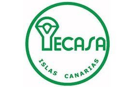 Un logotipo verde y blanco para una empresa llamada lecasa