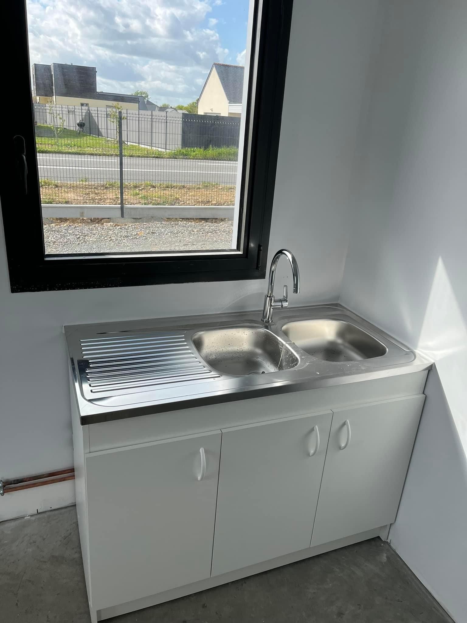 Un évier de cuisine