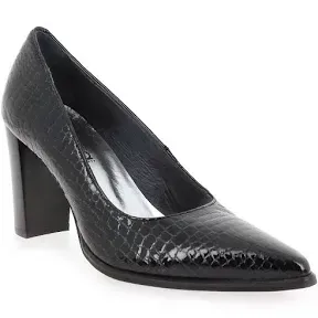 Chaussure à talon cuir noir