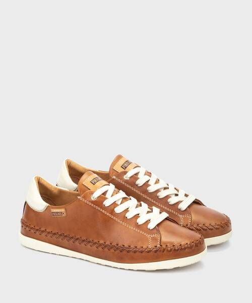 Chaussure en cuir marron