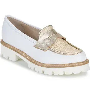 Mocassin blanc haute