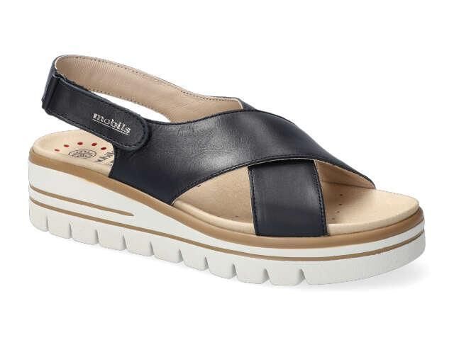 Sandales à talon noir et beige