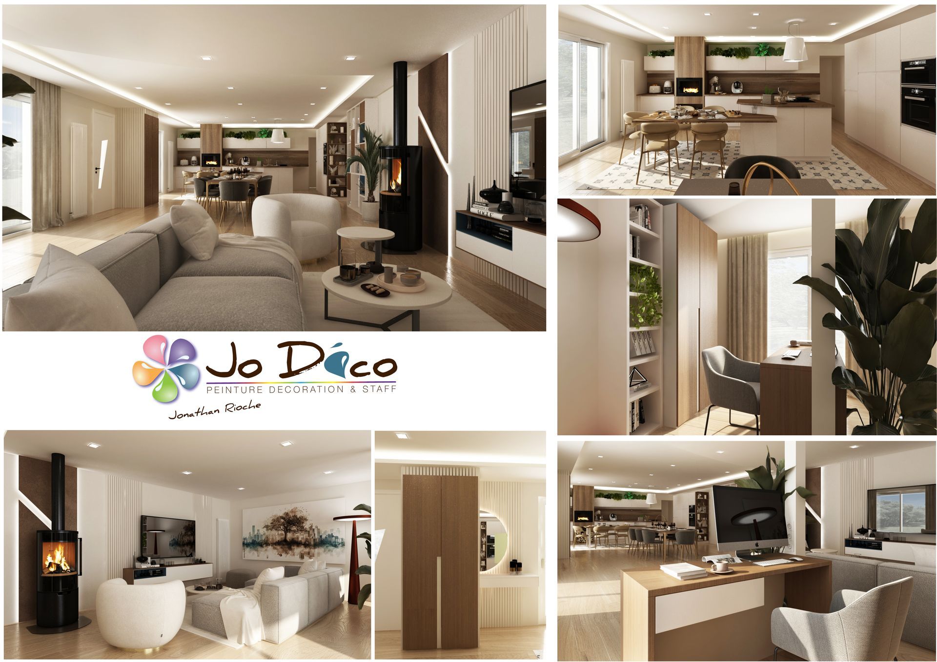 Planche tendance d’aménagement intérieur par JO Déco