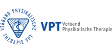 A logo for vpt verband physikalische therapie