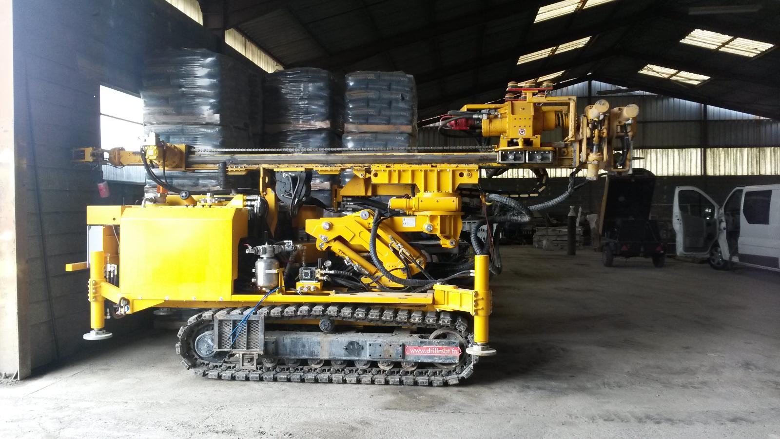 Matériel SOFIM fondations spéciales micro pieux, pieux à tarière Hautes-Pyrénées