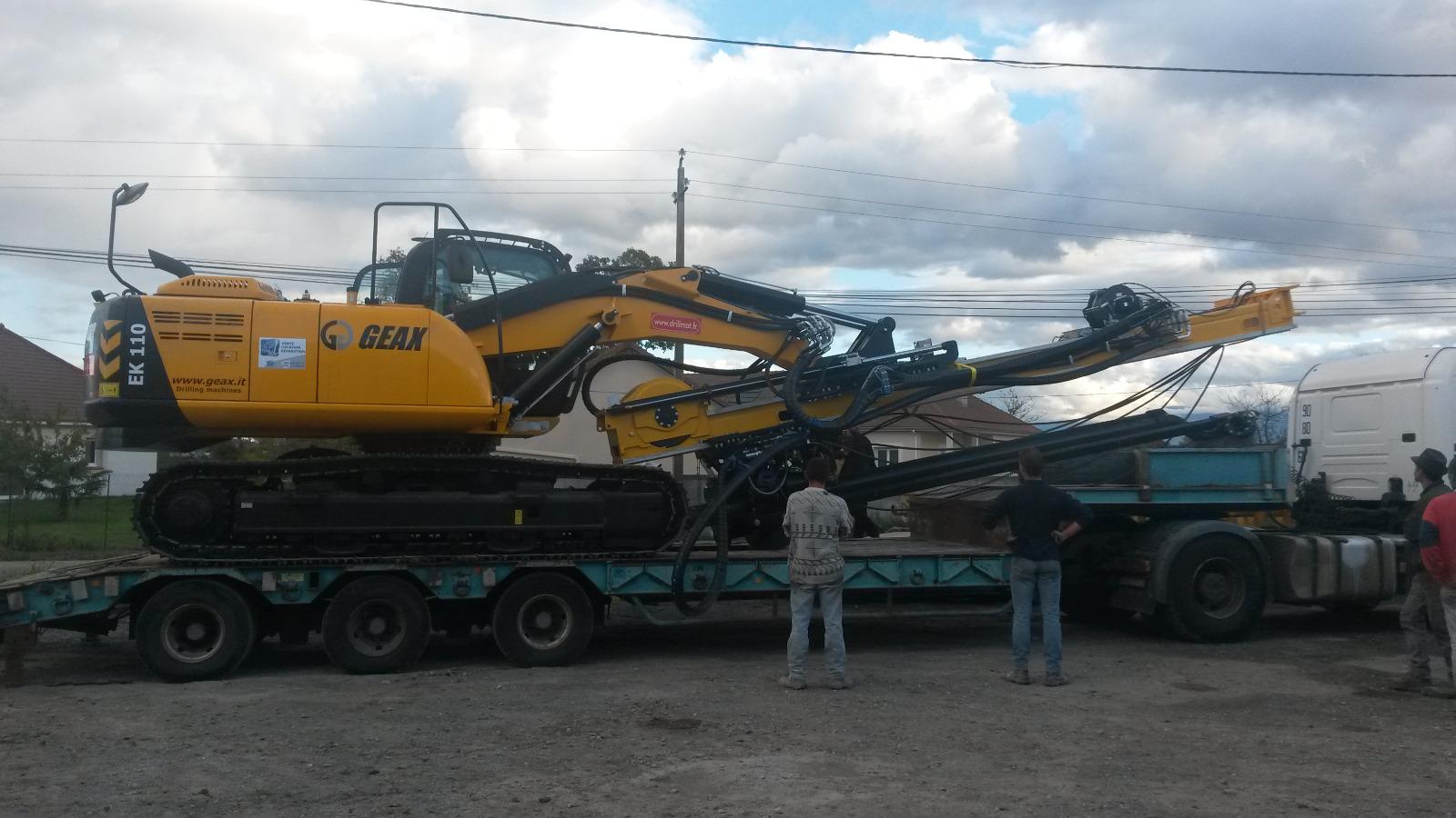 Foreuse Tarière creuse GEAX EK110 à Dax - SOFIM dans les Landes